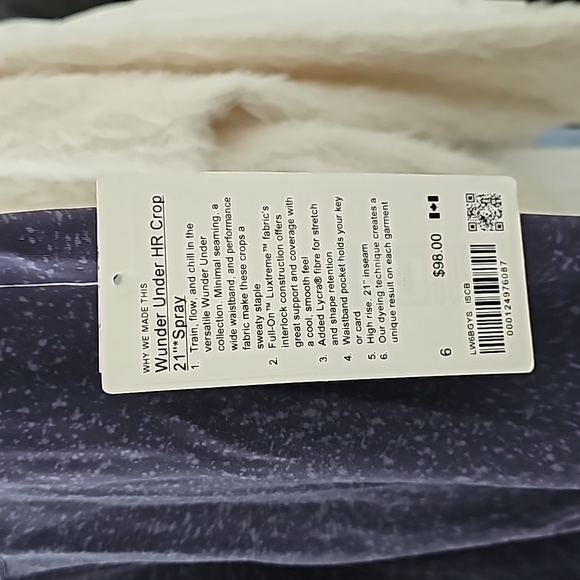 Lululemon Wunder Under HR Crop 21" - Picture 3 of 5